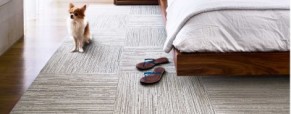 Decorating Our New Apartment with FLOR Carpet