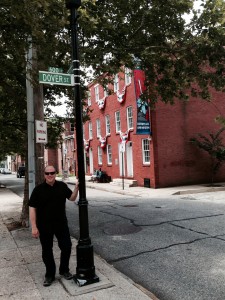 Seth outside museum